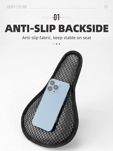 ROCKBROS | Gel Sattelbezug für Fahrradsattel – Universeller Sattelüberzug mit Regenschutz, Komfortables Gelpolster für MTB und Rennräder